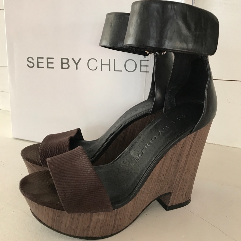 See by Chloe sandals platform heel